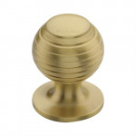 M Marcus Heritage Brass Beehive Design Cabinet Knob 32mm 